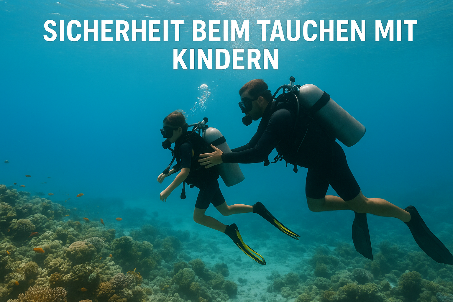Vertrauen und Sicherheit beim Tauchen mit Kindern